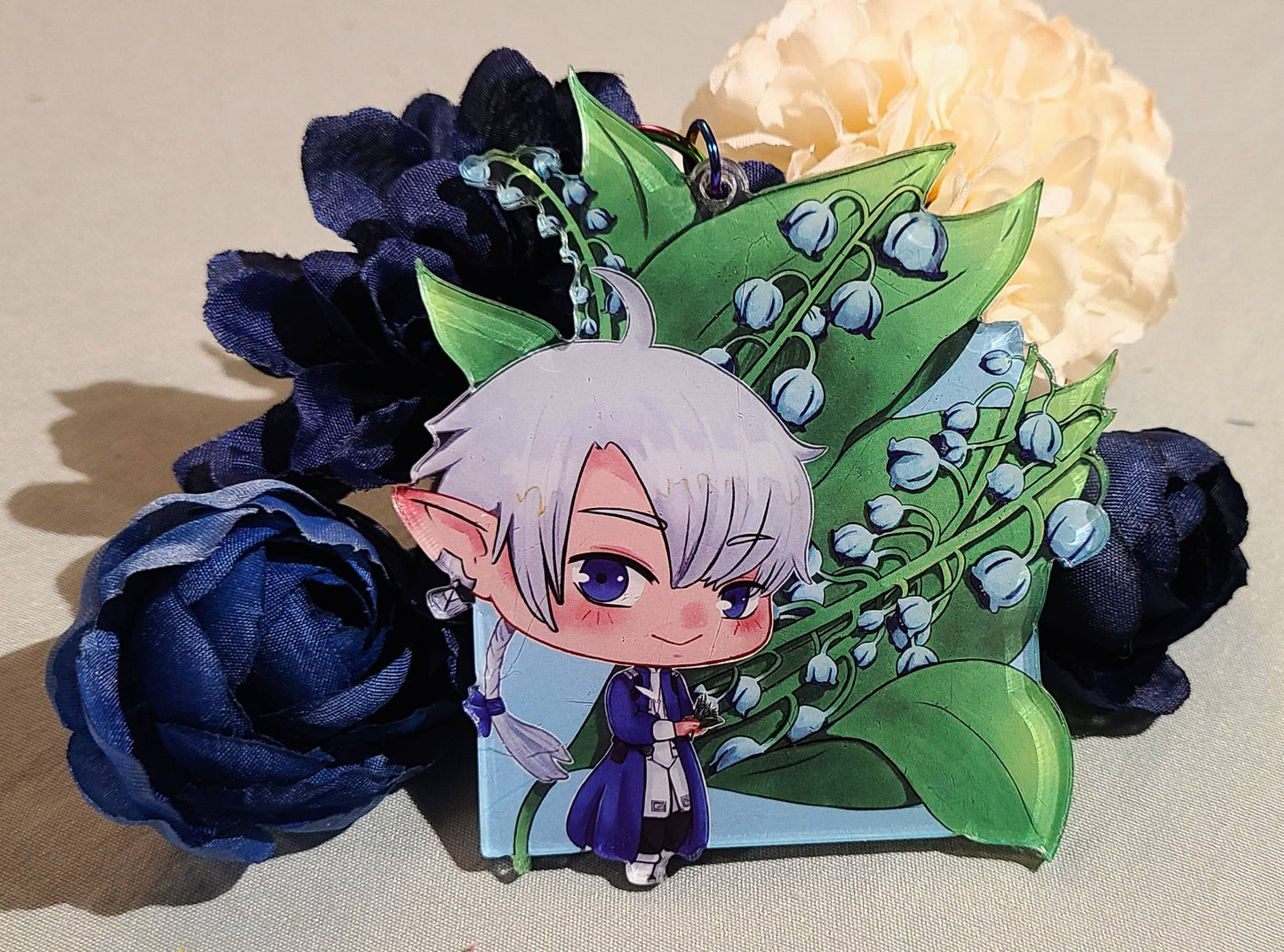 Alphinaud Lily of the Valley Acrylic Key Charms