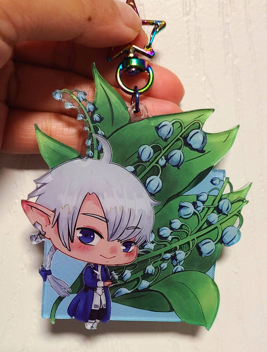 Alphinaud Lily of the Valley Acrylic Key Charms