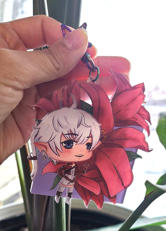 Alisaie Lilies Acrylic Key Charms