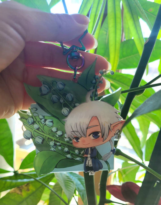 Alphinaud Lily of the Valley Acrylic Key Charms