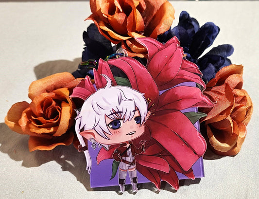 Alisaie Lilies Acrylic Key Charms