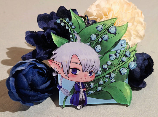Alphinaud Lily of the Valley Acrylic Key Charms